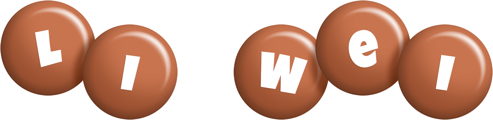 Li Wei candy-brown logo